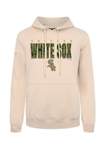 Levelwear Chicago White Sox Mens Tan Podium Protect Long Sleeve Hoodie