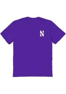 Vive La Fete Northwestern Wildcats Womens Purple Impressions Short Sleeve T-Shirt
