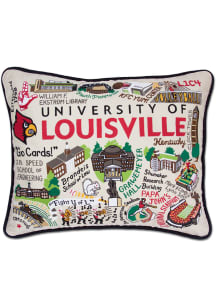 Louisville Cardinals 16x20 Embroidered Pillow