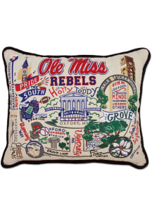 Ole Miss Rebels 16x20 Embroidered Pillow