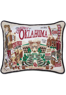 Oklahoma Sooners 16x20 Embroidered Pillow