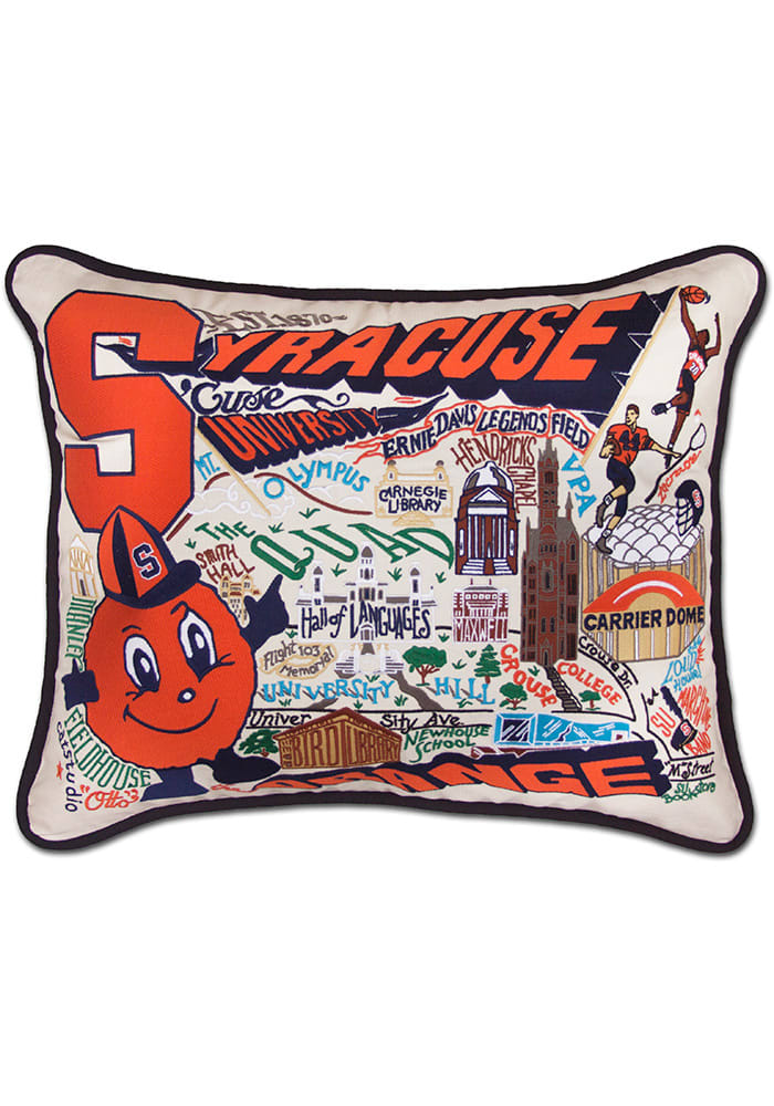 Syracuse Orange 16x20 Embroidered Pillow