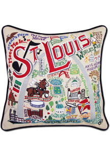 St Louis 20x20 Embroidered Pillow