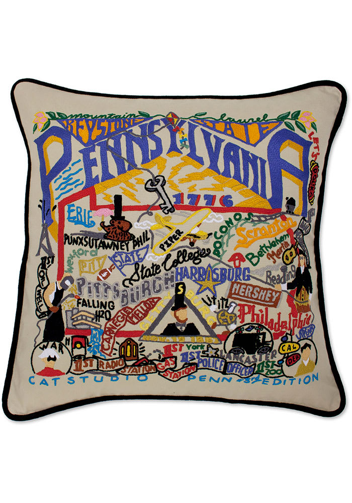 Pennsylvania 20x20 Embroidered Pillow