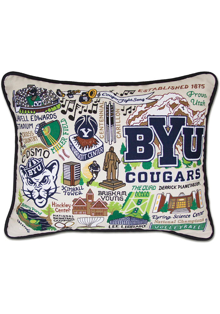 BYU Cougars 16x20 Embroidered Pillow