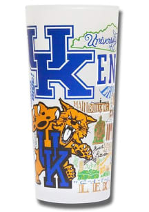 Kentucky Wildcats Illustrated Frosted Pint Glass