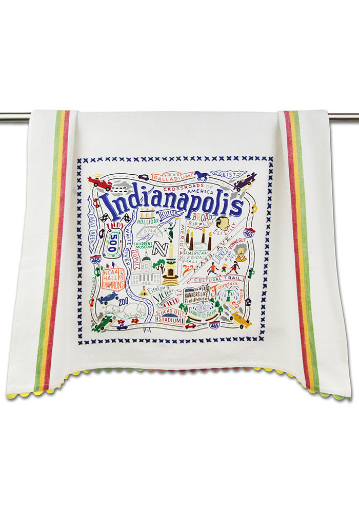Indianapolis Printed and Embroidered Towel