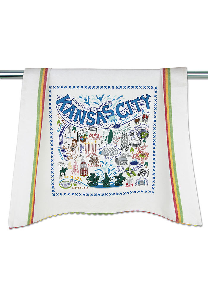 Kansas City Printed and Embroidered Towel