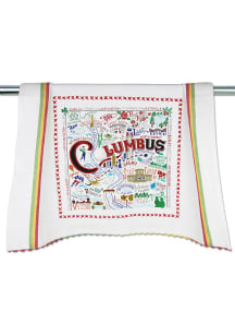 Columbus Printed and Embroidered Towel