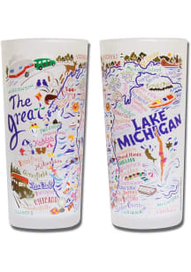 Great Lakes 15oz Illustrated Frosted Pint Glass