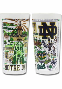 Notre Dame Fighting Irish 15oz Illustrated Frosted Pint Glass