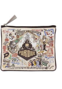 Zip Pouch Purdue Boilermakers Womens Coin Purse - White