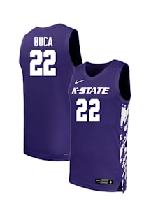 Dorin Buca  Nike K-State Wildcats Purple NIL Name And Number Jersey