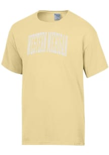 Western Michigan Broncos Yellow ComfortWash Arch Garment Dyed Short Sleeve T-Shirt