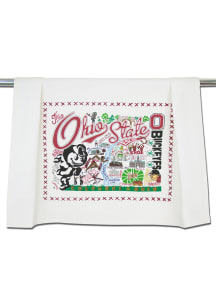 Ohio State Buckeyes Printed and Embroidered Towel