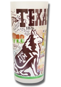 Texas A&amp;M Aggies 15oz Illustrated Frosted Pint Glass