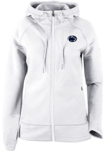 Womens Penn State Nittany Lions White Columbia Pack It Up Long Sleeve Full Zip Jacket