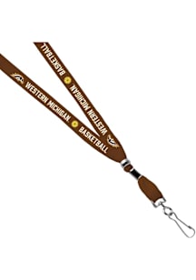 Jardine Western Michigan Broncos 3/8 Basketball Sublimated w/Swivel Hook Lanyard - Brown