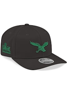 New Era Philadelphia Eagles GCP 9SEVENTY Stretch Snap Sidepatch Adjustable Hat - Black