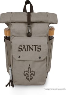 New Orleans Saints Brown Roll Top Cooler Tote