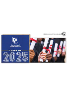 New Hampshire Wildcats Class of 2025 unique photo frame Picture Frame - Navy Blue