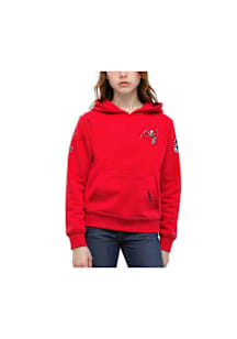 Pro Standard Tampa Bay Buccaneers Youth Red Classic Chenille Long Sleeve Hoodie