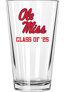 Ole Miss Rebels Class of 2025 16 oz Pint Glass - White