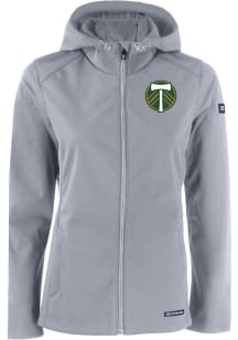 Cutter and Buck Portland Timbers Womens Grey Evoke Light Weight Jacket