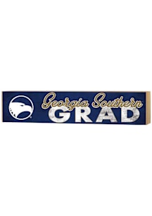 KH Sports Fan Georgia Southern Eagles Grad graduation graphic Sign - Navy Blue