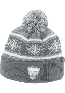 Stenmark Pitt Panthers Mens Knit Hat - Grey