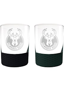 Milwaukee Bucks Commissioner Set Rock Glass - White