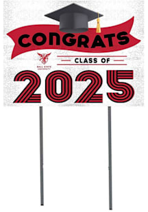 Ball State Cardinals KH Sports Fan Class of 2025 graduation graphic Yard Sign - White
