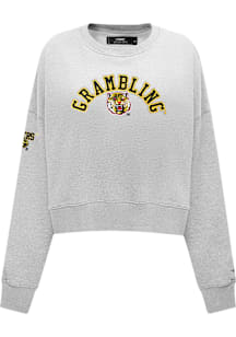Pro Standard Grambling State Tigers Womens Grey Classic Crew Sweatshirt