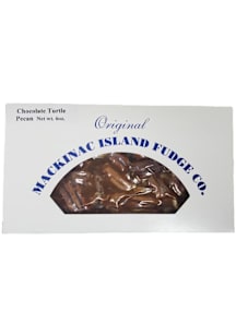 Michigan Mackinac Island Chocolate Turtle Pecan Fudge 6oz Candy