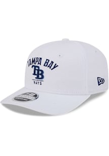New Era Tampa Bay Rays 9SEVENTY Stretch Snap CTN Adjustable Hat - White