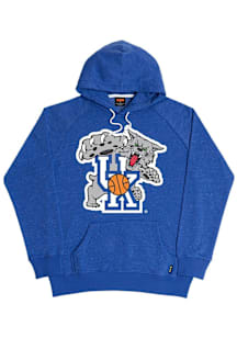 Kentucky Wildcats Mens Blue Big Logo Fashion Hood