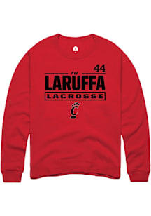 Ava LaRuffa Cincinnati Bearcats Mens Red NIL Stacked Box Player Crew