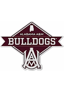 Alabama A&M Bulldogs Diamond Pennant - Maroon