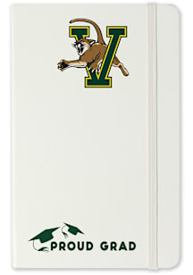 Vermont Catamounts Proud Grad team logo Notebook and Folder - White