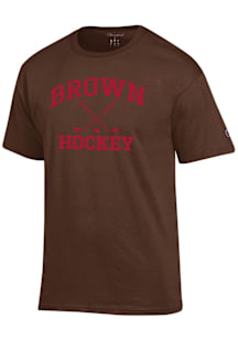 Champion Brown Bears Brown Hockey Jersey Short Sleeve T Shirt