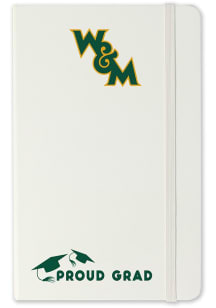William &amp; Mary Tribe Proud Grad team logo Notebook and Folder - White