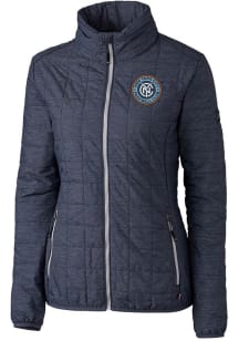 Cutter and Buck New York City FC Womens Grey Rainier PrimaLoft Heavy Weight Jacket