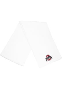 Ohio State Buckeyes LogoFit Frosty Mens Scarf - White