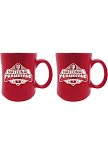 Indiana Hoosiers 2025 National Champions Ceramic Mug - Crimson