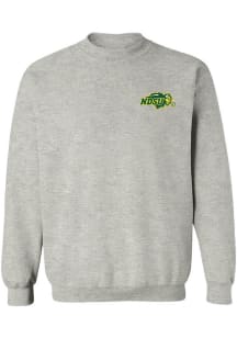 Vive La Fete North Dakota State Bison Womens Grey Impressions Crew Sweatshirt