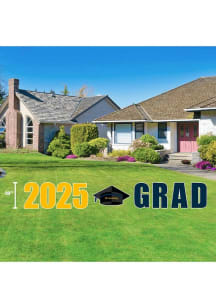 Cal Golden Bears 2025 Grad Yard Sign - Gold
