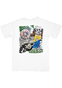 B-Unlimited SEC Womens White Scrapbook Short Sleeve T-Shirt