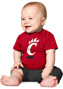 Infant Red Cincinnati Bearcats Primary Logo Short Sleeve T-Shirt