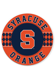 Syracuse Orange Argyle Car Coaster - Orange