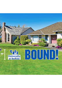 Buffalo Bulls Bound Yard Sign - White